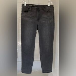 Talbots Flawless Four Pockets Gray Jeans Slim Ankle Women Size 14